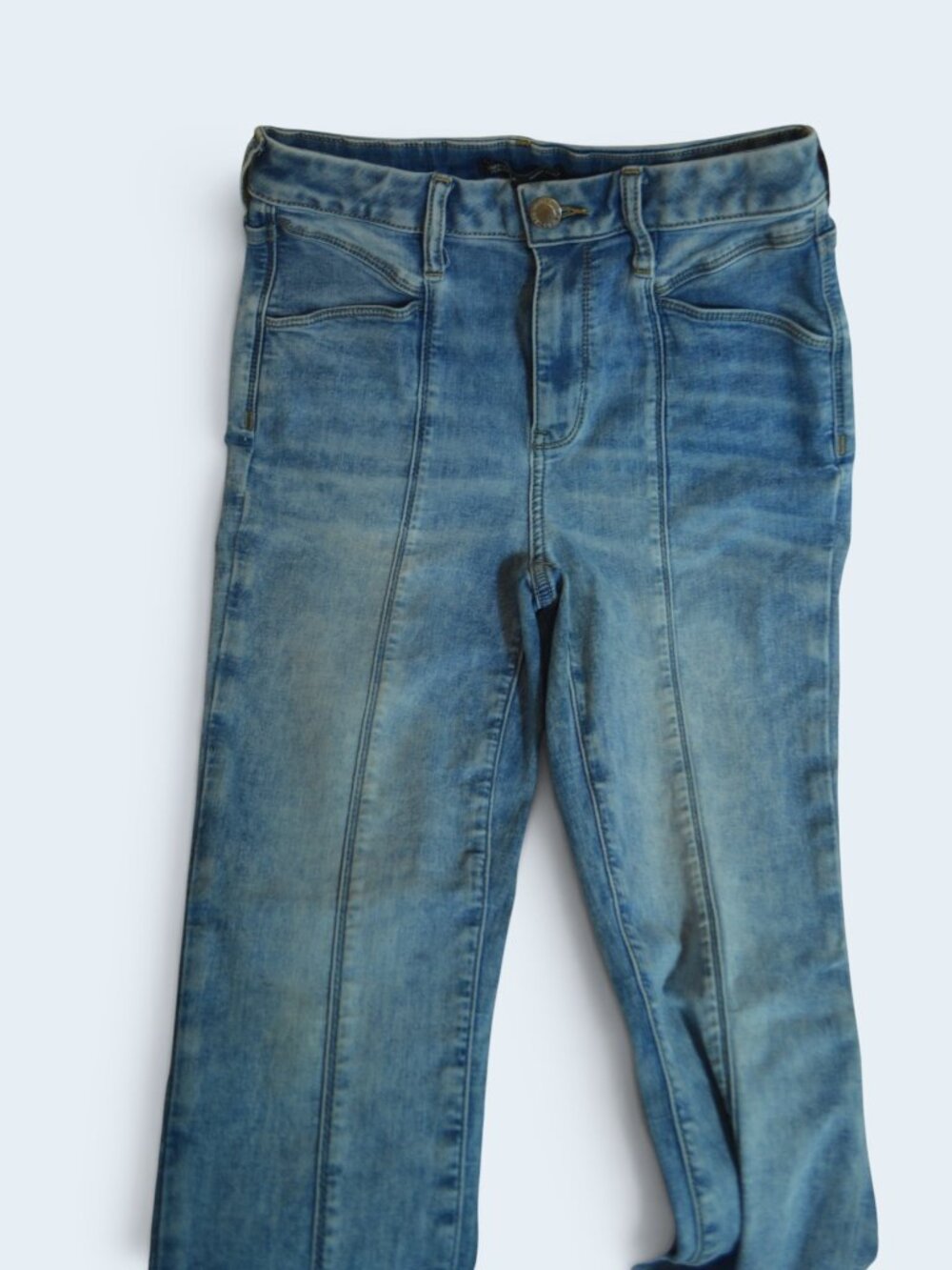 Simply Vera Vera Wang Skinny Ankle Jeans Womens Size 4 Blue Stretch Denim